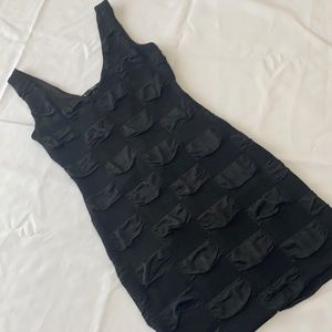 Sexy rhinestone back zipper dress